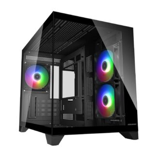 Ігровий корпус, 3*120mm передвстановлені, USB 3.2 Gen 2 Type-C