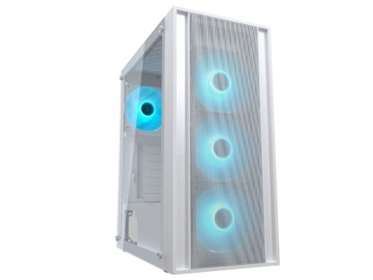 Ігровий корпус, 4*120mm RGB вентилятори передвстановлені, Mini ITX /