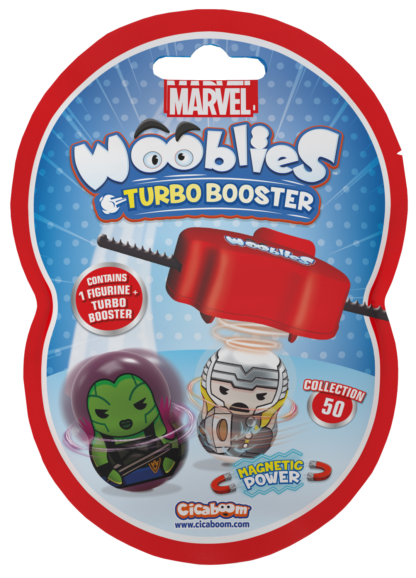 Ігровий набір MARVEL WOOBLIES Магнітна фігурка з пусковим пристроєм