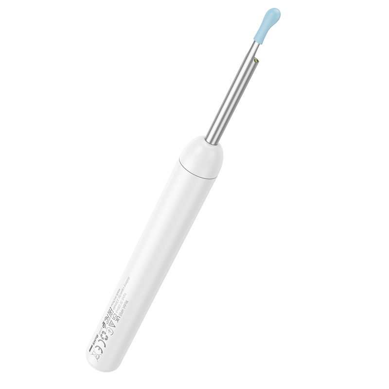 Інструмент для чищення вух з камерою HOCO HP65 130 mAh Ears cleaning tool with camera White — фото 6