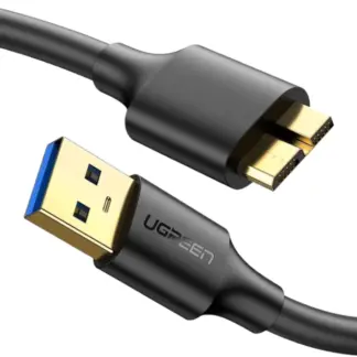 Кабель 0.5 м Ugreen US130 USB 3.0 A to Micro USB 3.0 Черный 10840