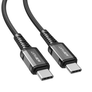 Кабель ACEFAST C1-03 Type-C to Type-C 3A, 1.2 м, нейлон, алюмінієві конектори