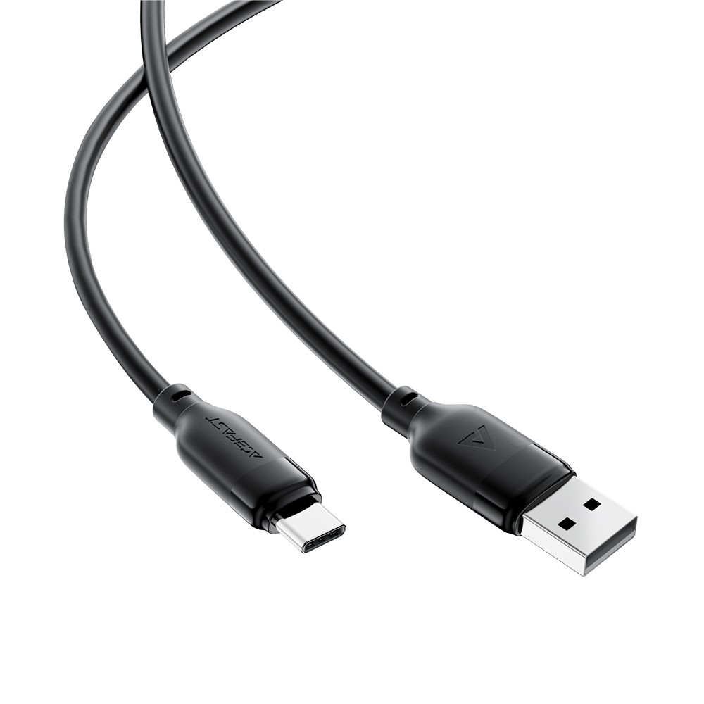 Кабель ACEFAST C16-04, USB to Type-C, 3A, 1.2m ,TPE, TPU connectors, Black — фото 6