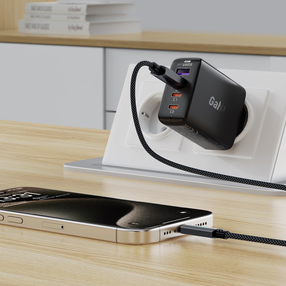 Кабель ACEFAST C19-04 USB-A to USB-C для швидкої зарядки — фото 7