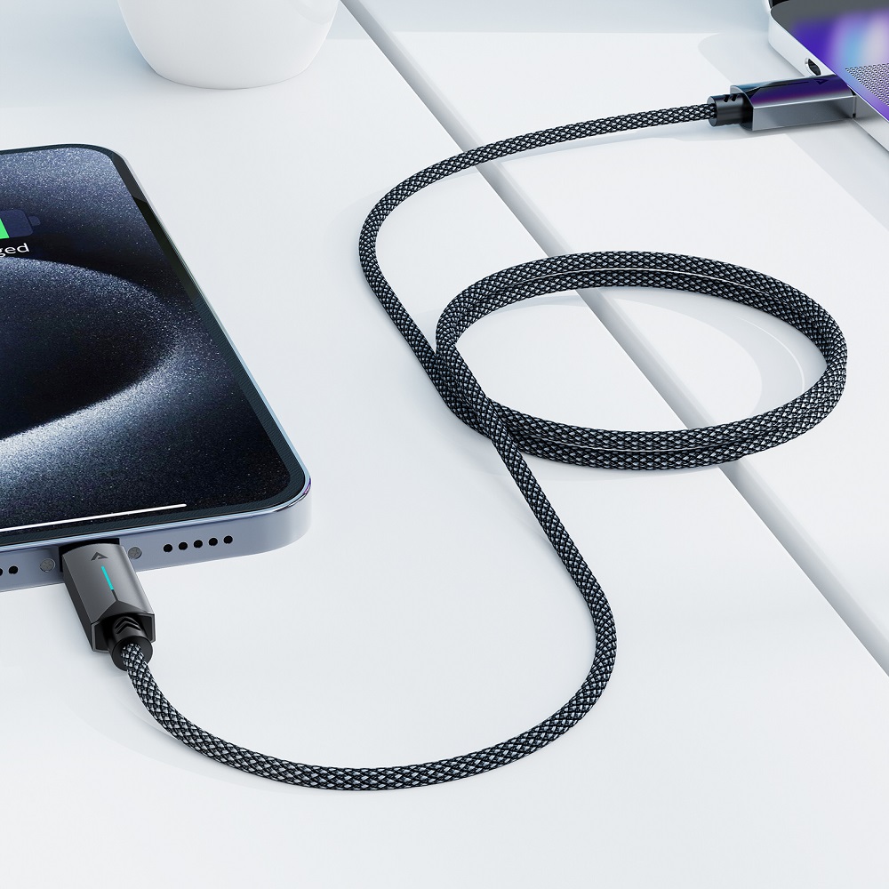 Кабель ACEFAST C19-04 USB-A to USB-C для швидкої зарядки — фото 8