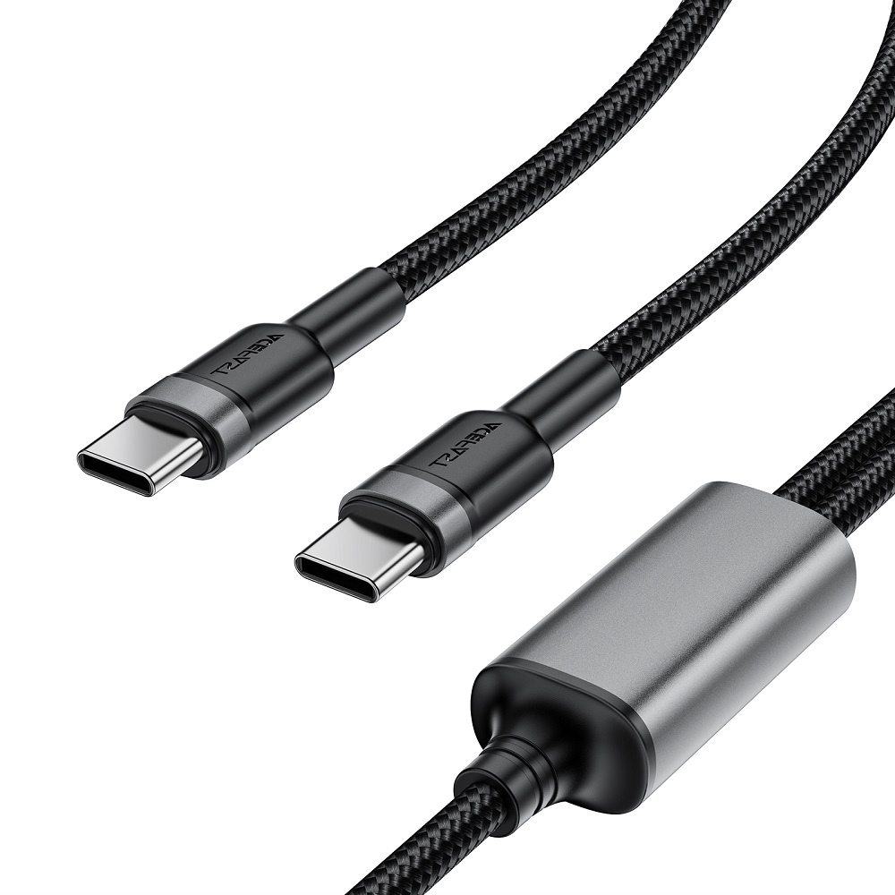 Кабель ACEFAST C22-02 USB-C до 2*USB-C для швидкої зарядки — фото 5