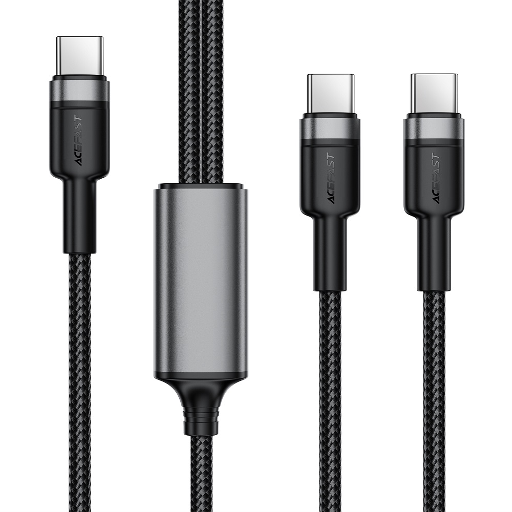 Кабель ACEFAST C22-02 USB-C до 2*USB-C для швидкої зарядки