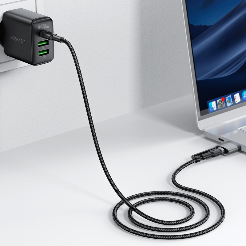 Кабель ACEFAST C22-05 USB-C to USB-C з магнітним роз'ємом — фото 7