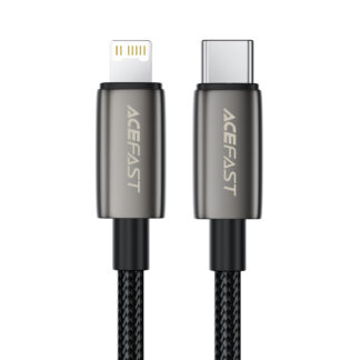 Кабель Acefast C23-01 USB to iP 30W 1.2 м Black