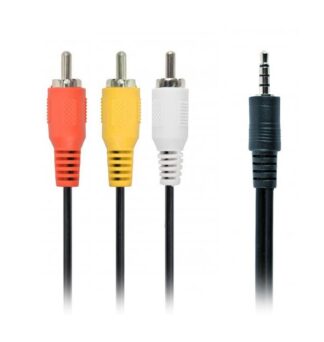 Кабель аудіо-відео 3.5 jack (4pin) - 3RCA, 2 м Cablexpert CCA-4P2R-2M