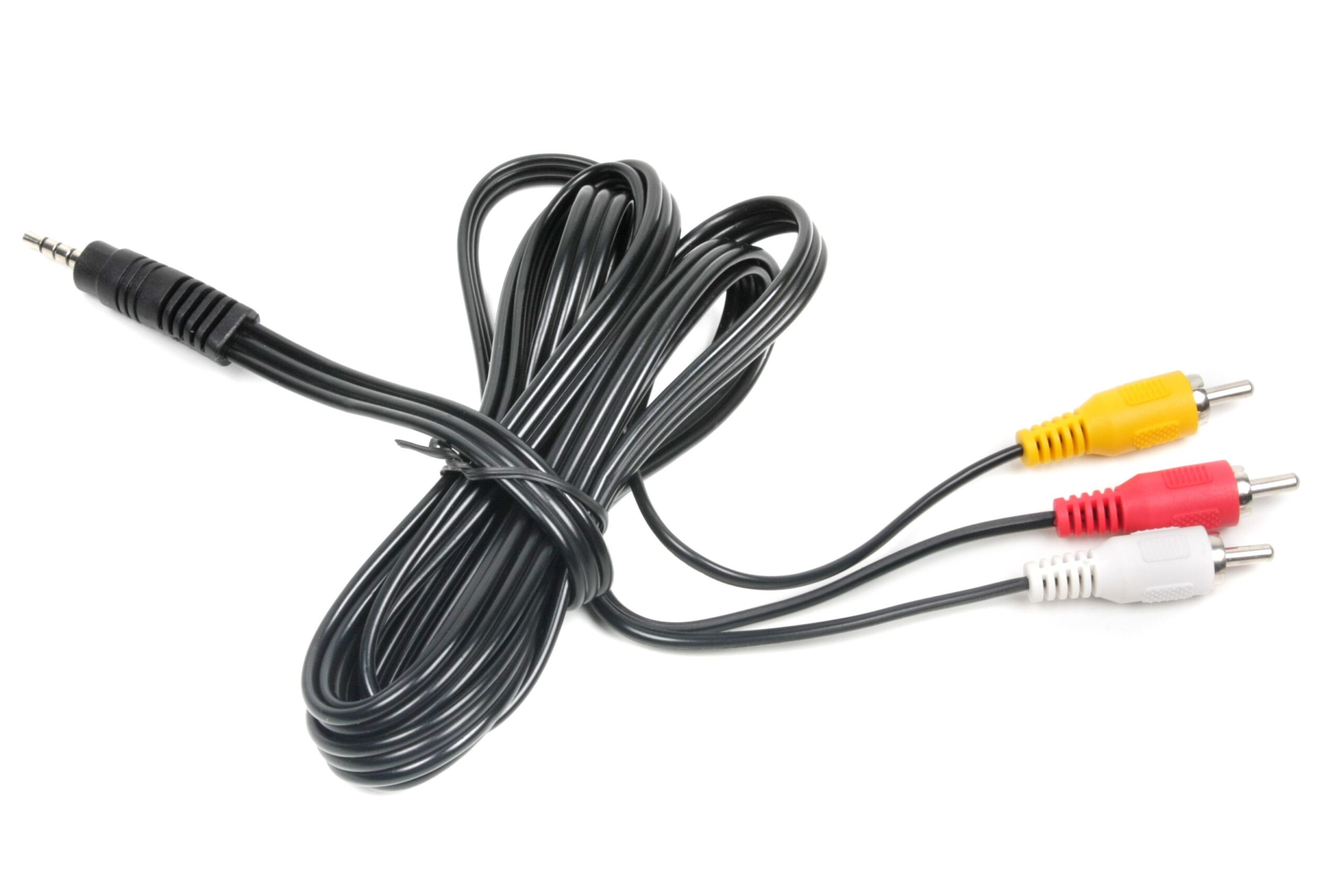 Кабель аудіо-відео 3.5 jack (4pin) - 3RCA, 2 м Cablexpert CCA-4P2R-2M — фото 2