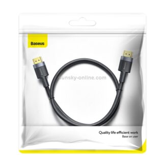 Кабель Baseus Cafule 4KHDMI Male To 4KHDMI Male Adapter Cable 1m Black — фото 3