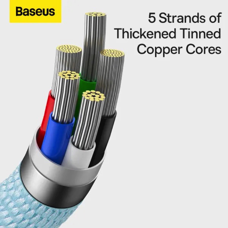 Кабель Baseus Gem Fast-Charging Data Cable USB-C to iP 20W 2m Galaxy Blue — фото 10