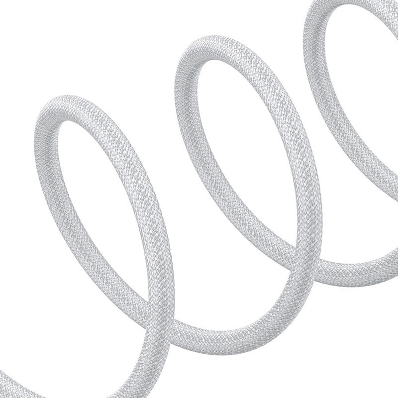 Кабель Baseus Gem Fast-Charging Data Cable USB to USB-C 100W 1m Moon White — фото 6