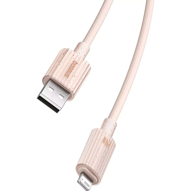 Кабель Baseus Habitat Series Fast Charging Cable Type-C to iP 20W 2m Wheat Pink — фото 5