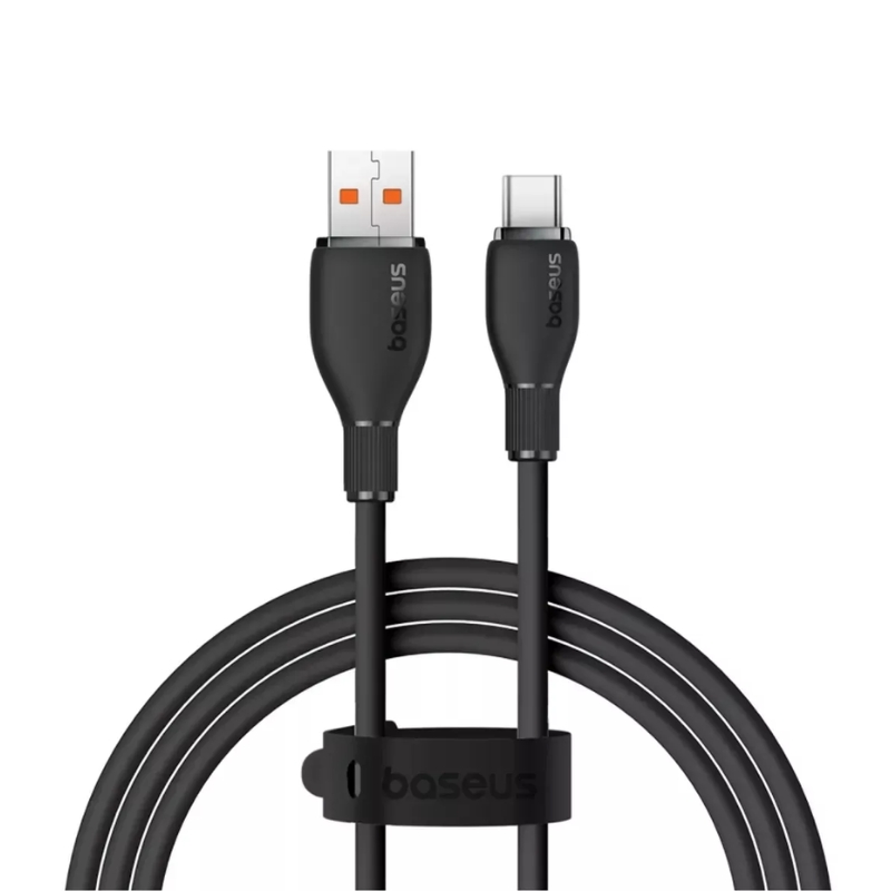Кабель Baseus Pudding Series Fast Charging Cable USB to Type-C 100W 2m Cluster Black