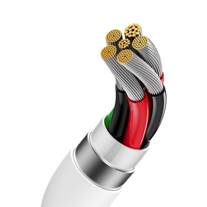 Кабель Baseus Superior Series Fast Charging Data Cable USB to Type-C 100W 1m Moon White — фото 8