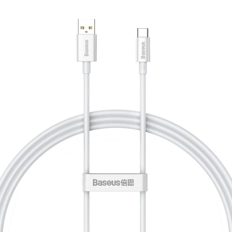 Кабель Baseus Superior Series Fast Charging Data Cable USB to Type-C 100W 1m Moon White