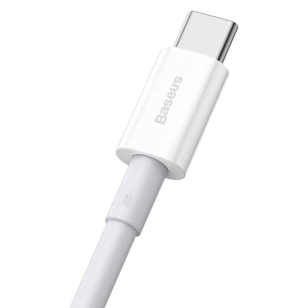 Кабель Baseus Superior Series Fast Charging Data Cable USB to Type-C 66W 2m White — фото 6
