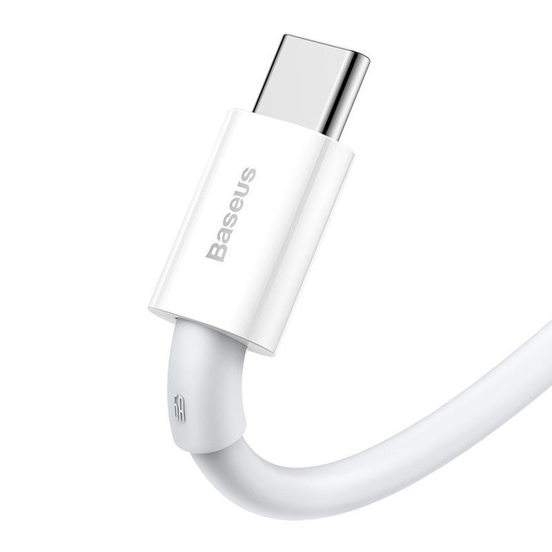 Кабель Baseus Superior Series USB to Type-C 66W 1m White — фото 5