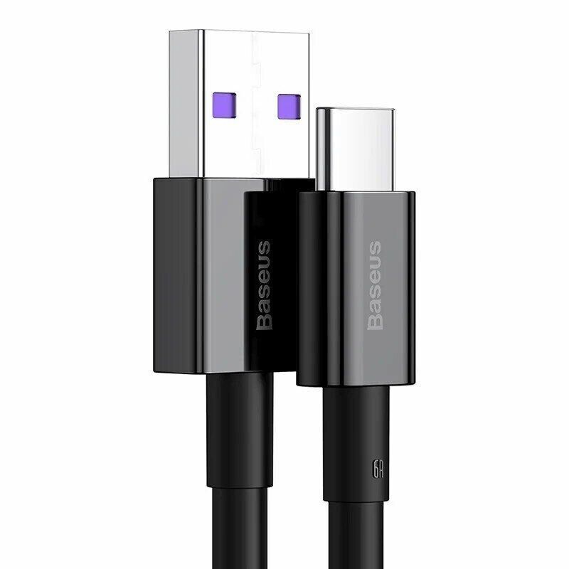 Кабель Baseus Superior Series USB to Type-C 66W 2m Black — фото 4