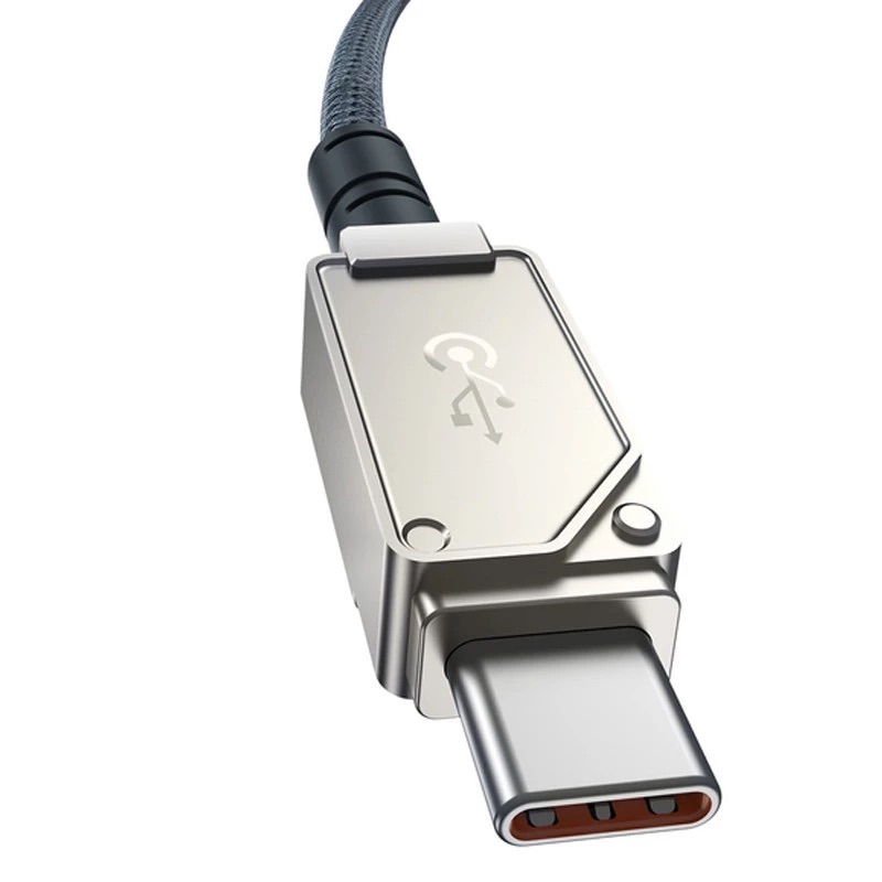 Кабель Baseus Unbreakable Series Fast Charging Data Cable Type-C to iP 20W 2m Stellar White — фото 6