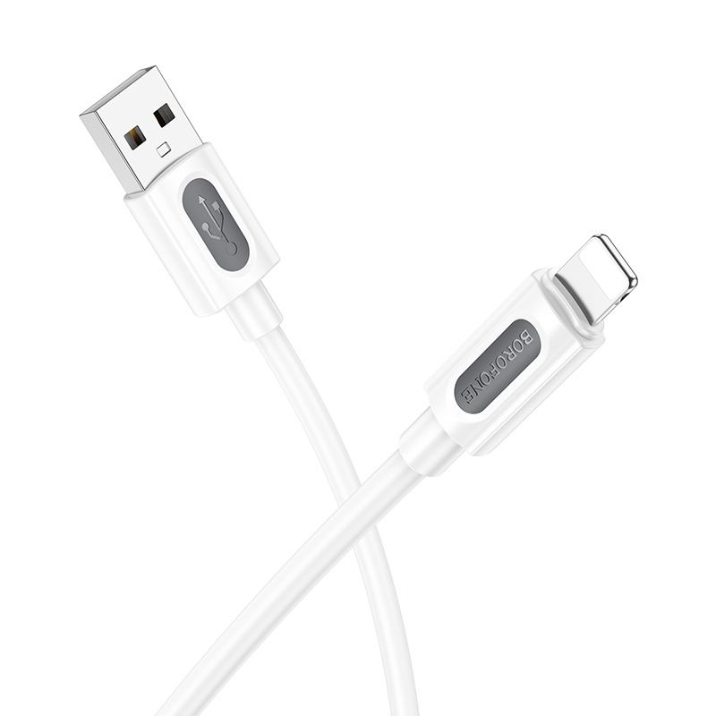 Кабель Borofone BX114 для зарядки та передачі даних iP White