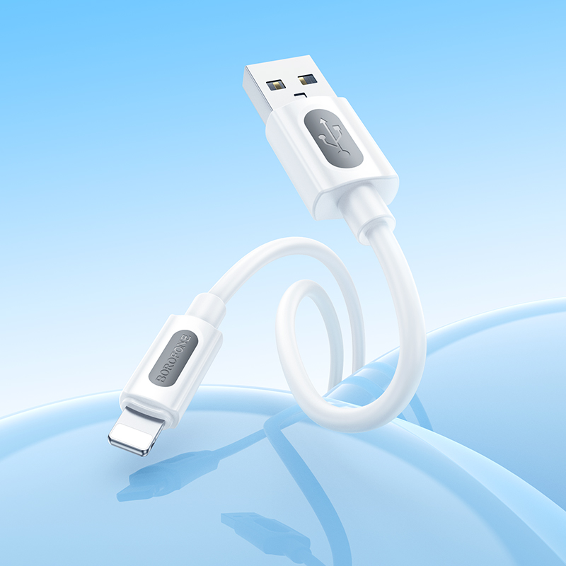 Кабель Borofone BX114 для зарядки та передачі даних iP White — фото 5