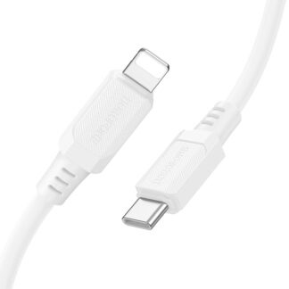 Кабель Borofone BX115 Lotto для зарядки та передачі даних iP White