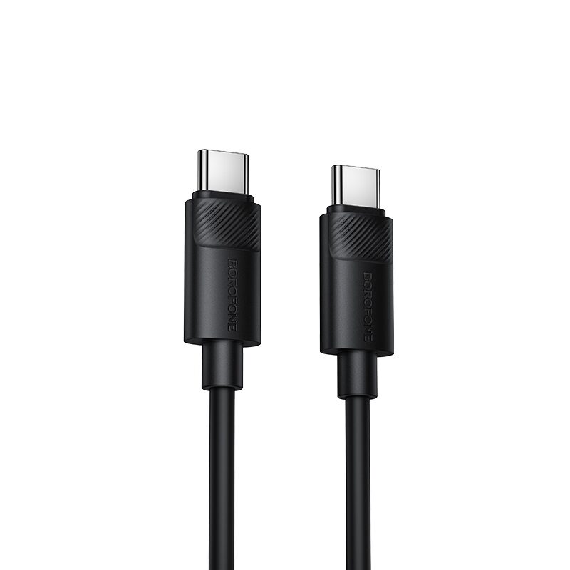 Кабель Borofone BX123 Leya 60W silicone charging data cable C to C