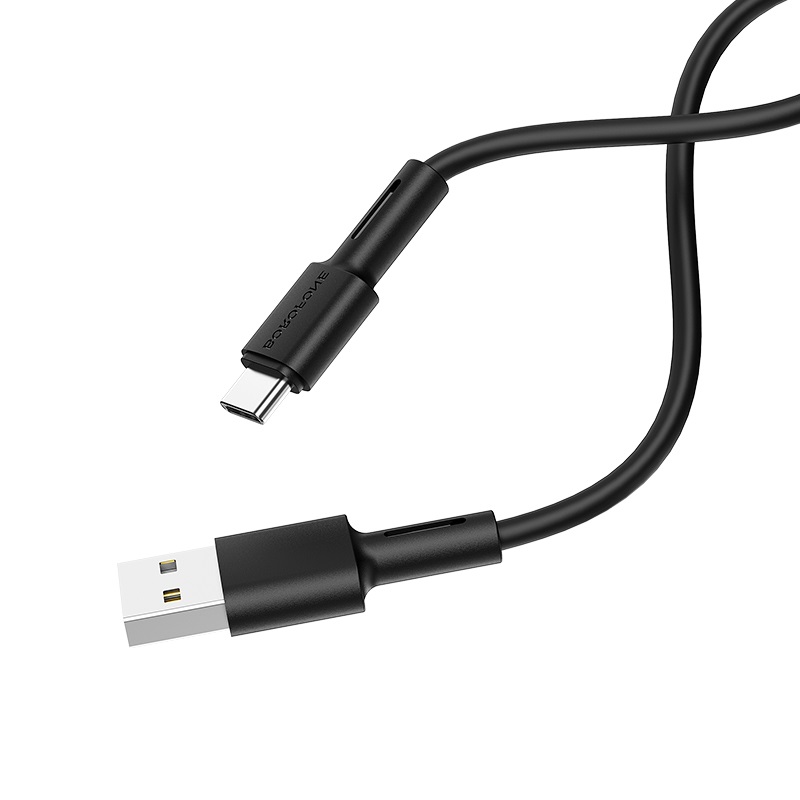Кабель Borofone BX31 USB to Type-C 3A, силіконовий — фото 4