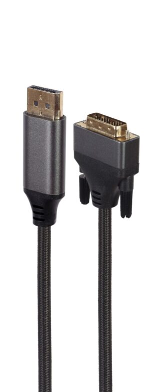 Кабель DisplayPort на DVI 24 +1, 4K 30Hz, 1.8 м Cablexpert