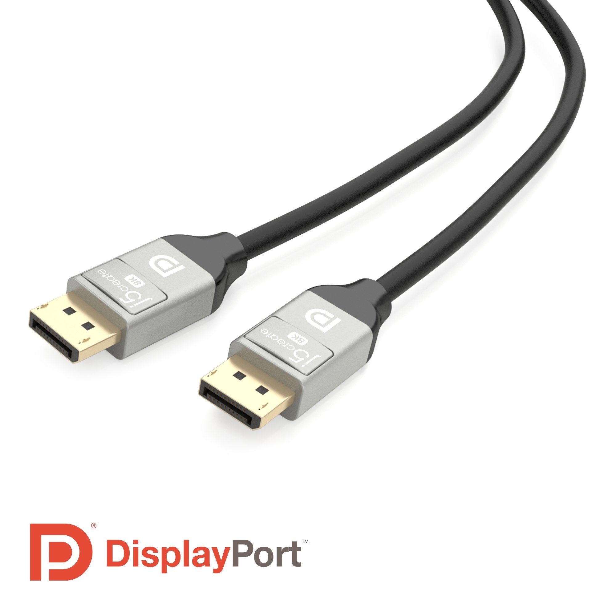 Кабель DisplayPort V1.4, 8K 60Hz, 2 м J5create JDC43-N