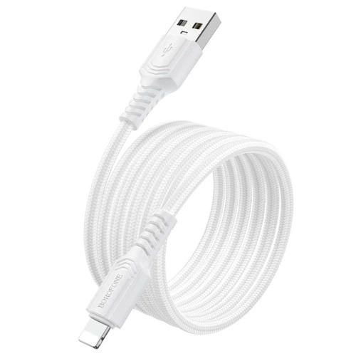 Кабель для зарядки та передачі даних Borofone BX116 iP White — фото 4