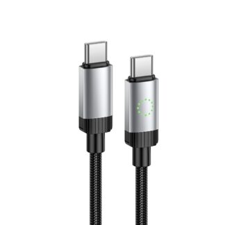 Кабель HOCO X117 Star 60W charging data cable C to C Black