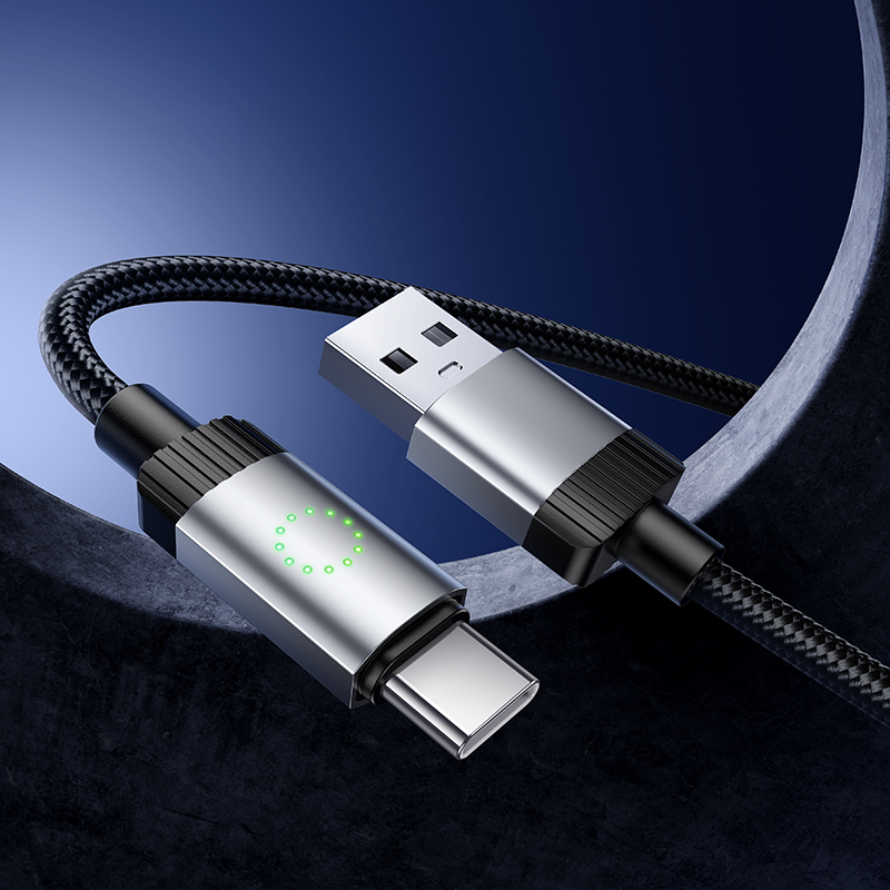 Кабель HOCO X117 Star charging data cable Type-C Black — фото 7