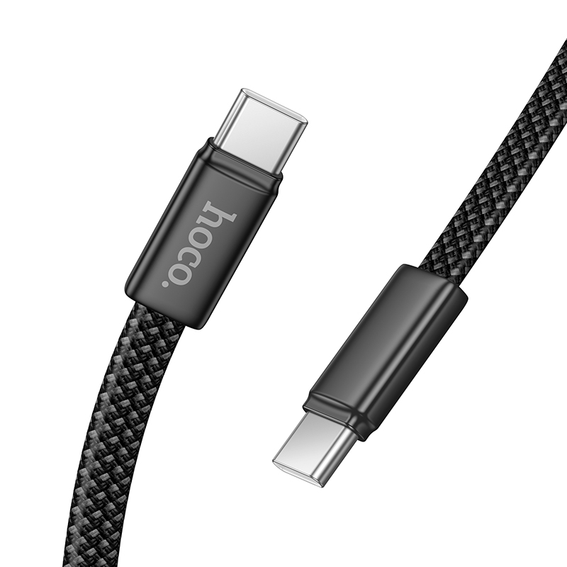 Кабель HOCO X125 Exceso 60W charging data cable C to C Black — фото 4