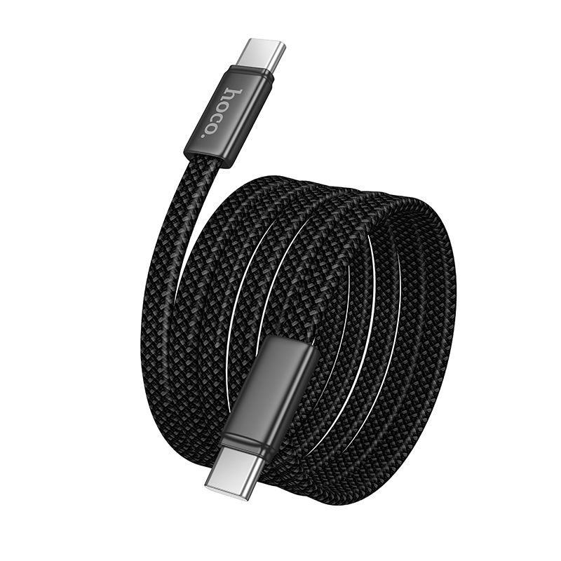 Кабель HOCO X125 Exceso 60W charging data cable C to C Black — фото 5