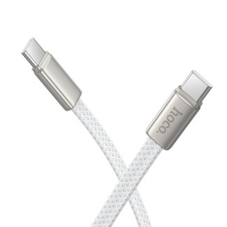 Кабель HOCO X125 Exceso 60W charging data cable C to C White
