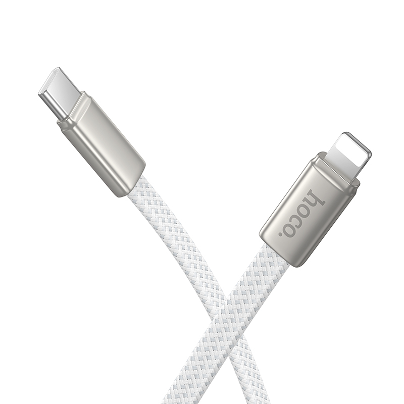 Кабель HOCO X125 Exceso PD30W charging data cable iP White