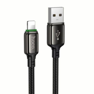 Кабель Hoco X127 Exceed charging data cable iP Black
