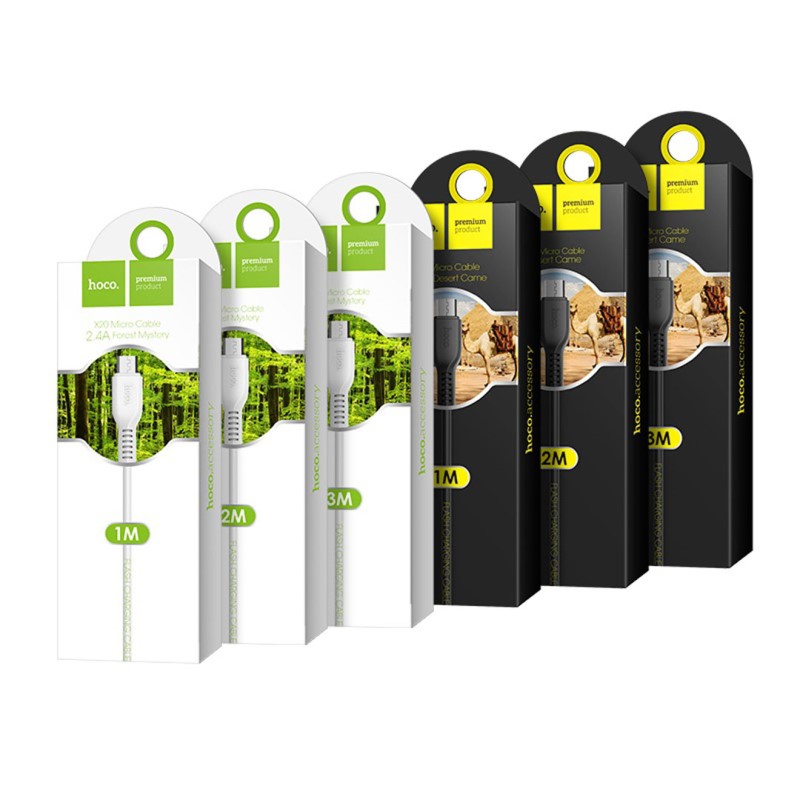 Кабель Hoco X20 USB to Micro 3 метри — фото 3