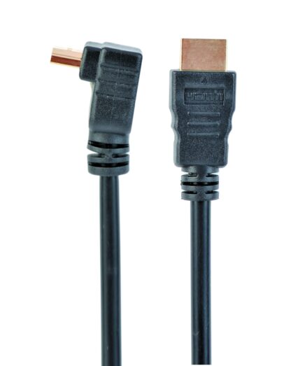 Кабель кутовий Hdmi V.2.0, 4 К 60 Гц, позолочені конектори, 1.8 м