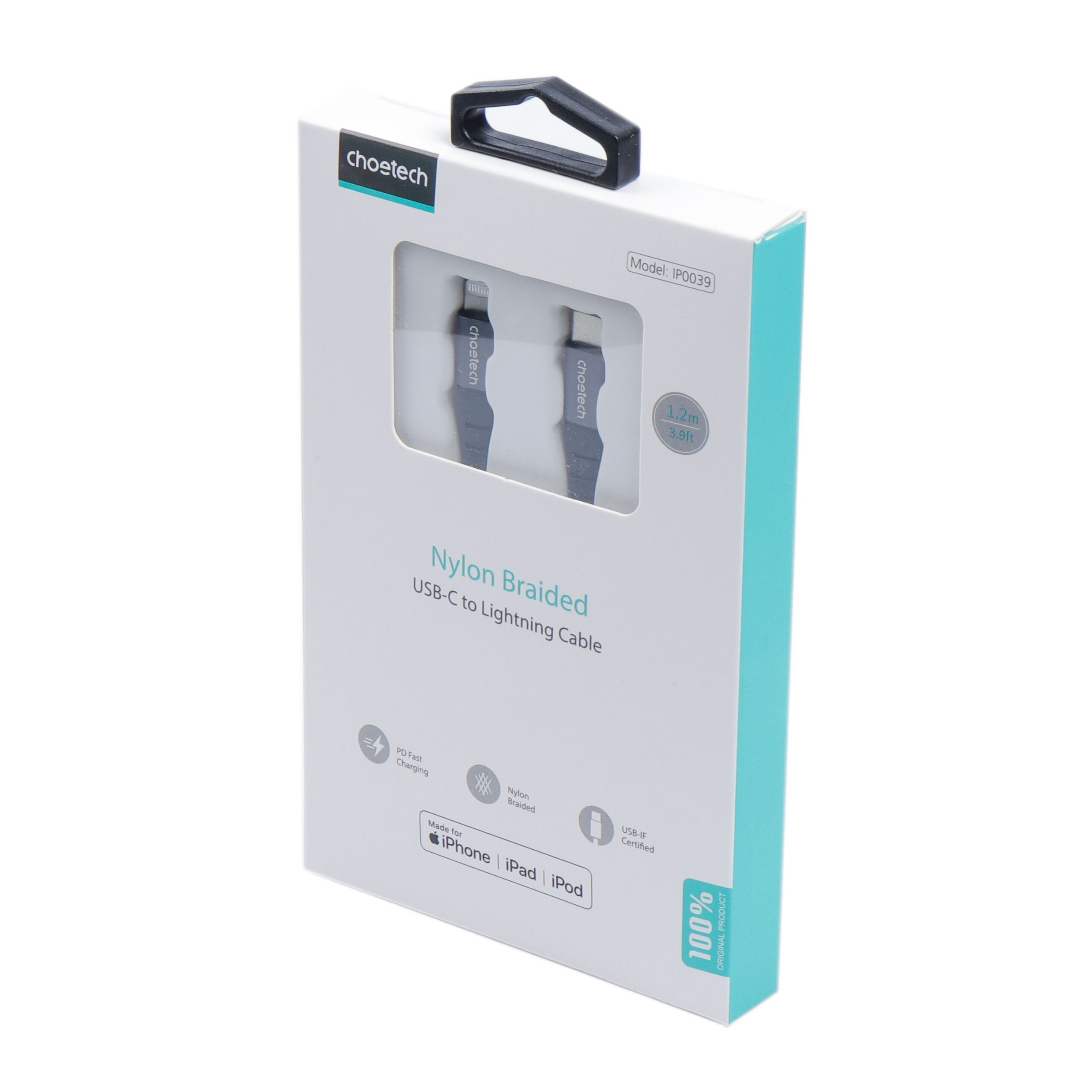 Кабель MFI, USB 2.0 Power Delivery (PD), C-тато/Lightning, 1,2 м — фото 11
