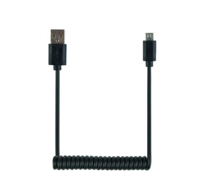 Кабель micro спіральний USB 2.0 A-тато/Micro B-тато Cablexpert