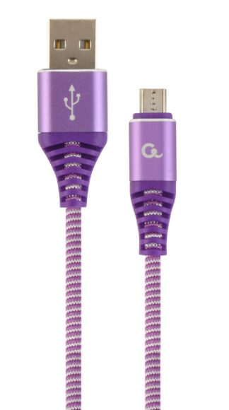 Кабель micro USB 2.0 A-тато/Micro B-тато, преміум, 2.1 А Cablexpert