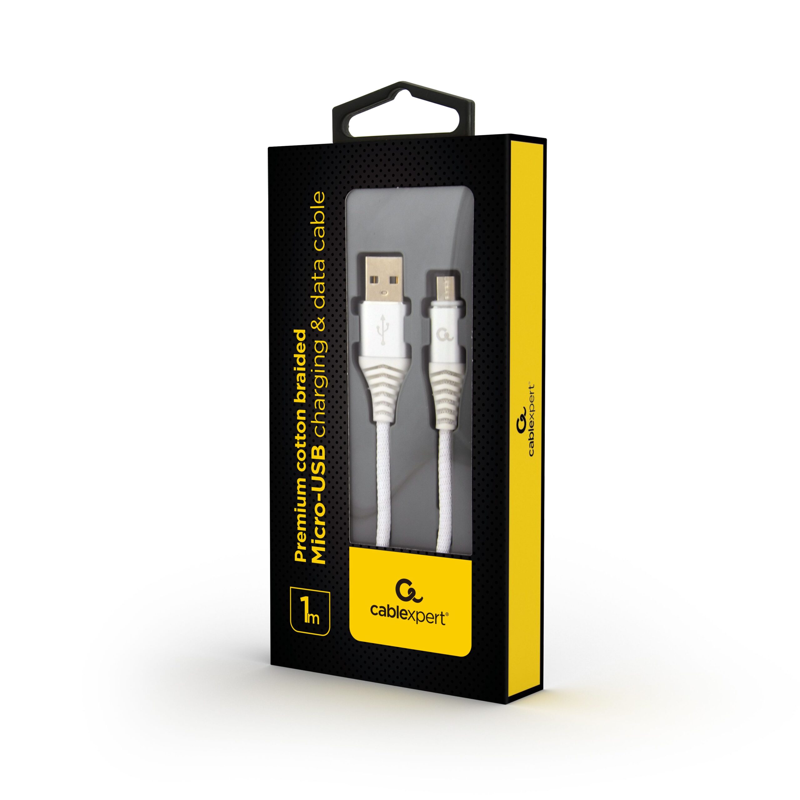 Кабель micro USB 2.0 A-тато/Micro B-тато, преміум, 2.1 А Cablexpert — фото 2