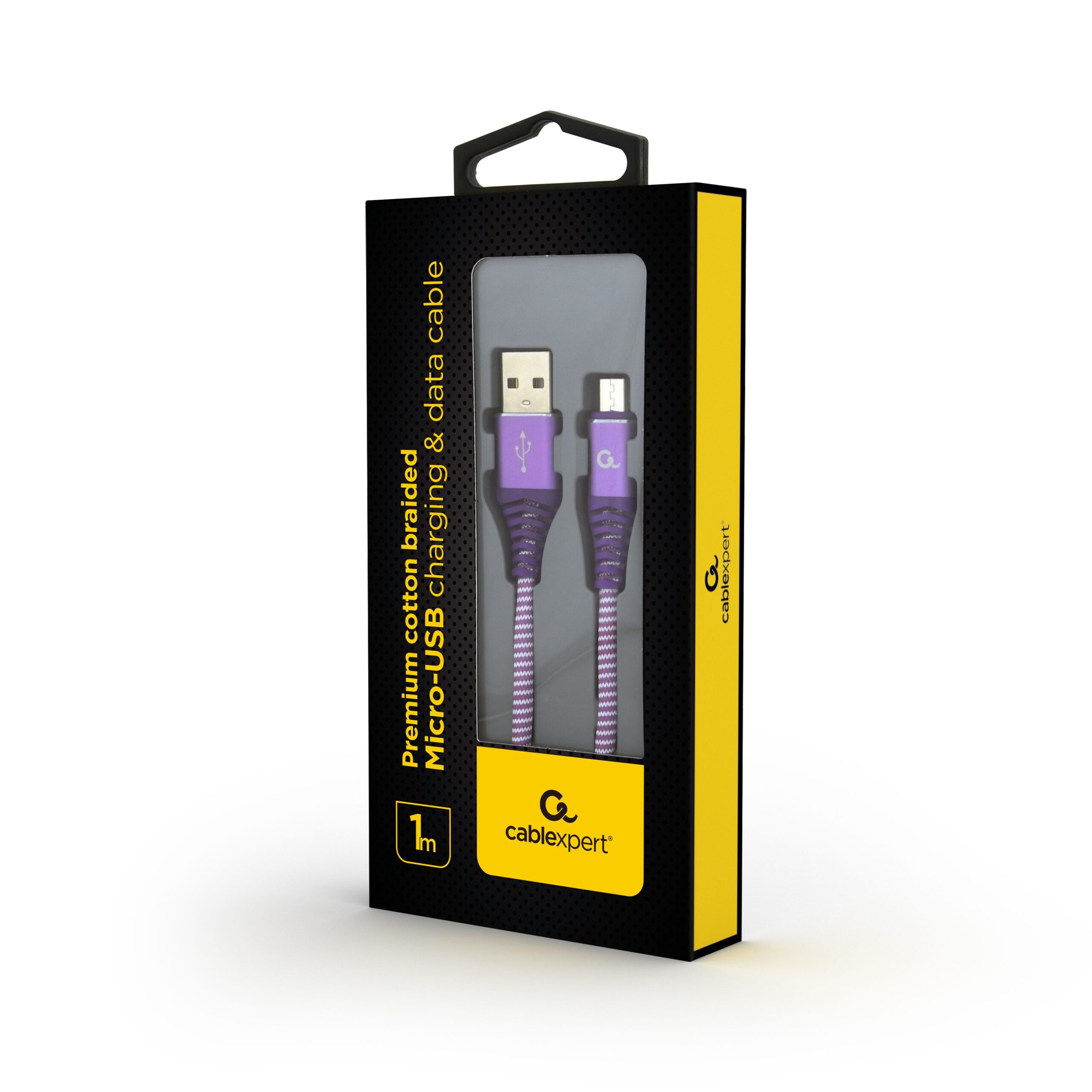 Кабель micro USB 2.0 A-тато/Micro B-тато, преміум, 2.1 А Cablexpert — фото 2