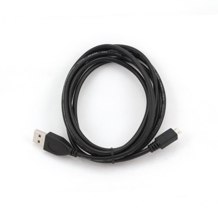 Кабель micro USB2.0, A-тато/micro B-тато, 1.8 м, преміум Cablexpert — фото 3