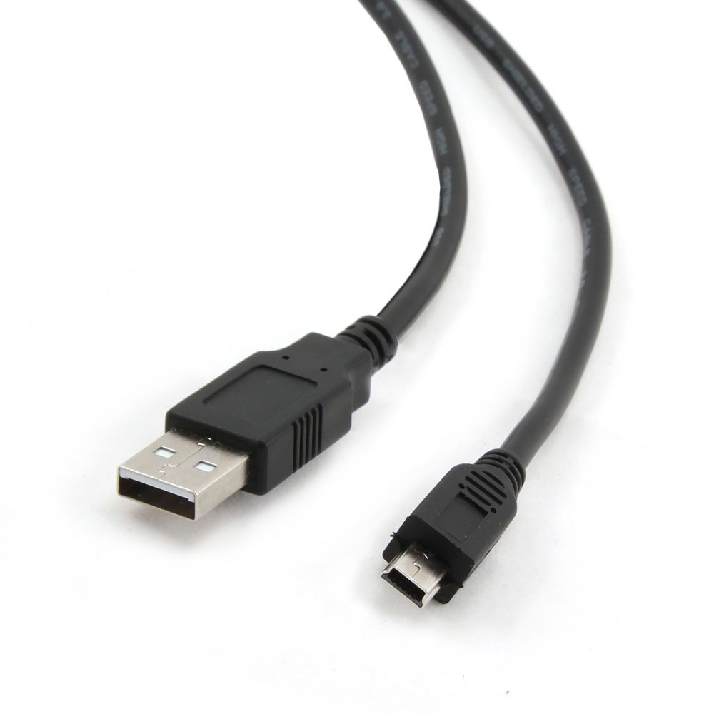 Кабель mini USB2.0, A-тато/mini USB 5-пін, 1.8 м, преміум Cablexpert — фото 2